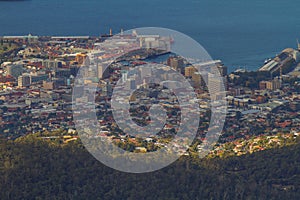 Panorama of Hobart City