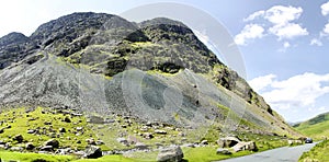 A Panorama of Honister Pass