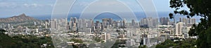 Panorama of Honolulu/Waikiki