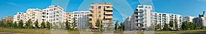 Panorama of a housing development area