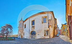 Panorama of Hradek Czech Museum of Silver, Kutna Hora, Czech Republic photo