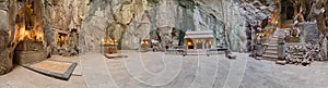 Panorama of Huyen Khong Cave with shrines, Marble mountains, Vietnam