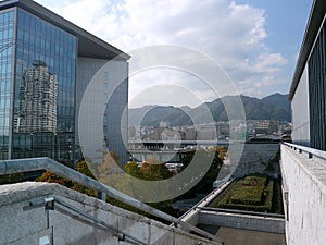 Panorama from the Hyogo Prefectural Museum of Art, Kobe, Japan