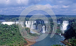 Panorama Iguacu falls