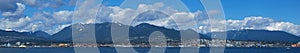 Panorama Image of North Vancouver in a Sunny Day photo