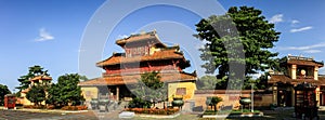 Panorama on the imperial City of Hue, Thua Thien-Hue, Hue, Vietnam photo