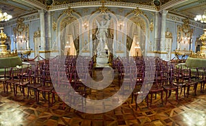 Panorama interior of National Theater in San JosÃ©