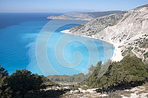 Panorama of Ionian Sea photo