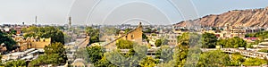 Panorama of Jantar Mantar, a collection of architectural astronomical instruments in Jaipur - Rajasthan, India