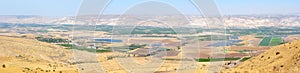 Panorama of the Jordan Valley