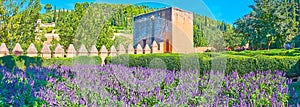 Panorama with Judge Tower, Alhambra, Granada, Spain photo