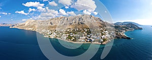 Panorama of Kalymnos island, Greece