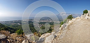 Panorama of Kiris resort, Turkey