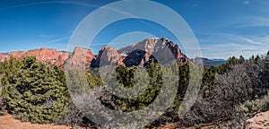 Panorama of the Kolob Canyons