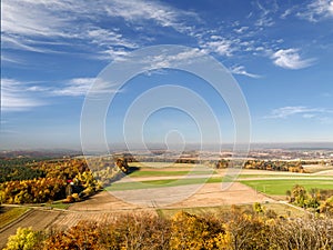 Panorama of Krakow-Czestochowa Upland
