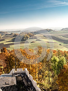 Panorama of Krakow-Czestochowa Upland