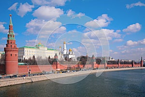 Panorama of Kremlin embankment