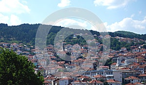 Panorama of Krusevo, city in Vestern Macedonia