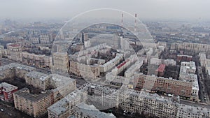 Panorama Kutuzovsky Prospekt from the Moscow City