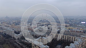 Panorama Kutuzovsky Prospekt from the Moscow City