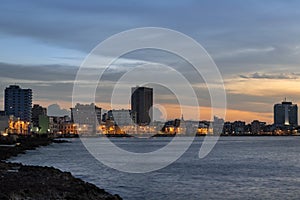 Panorama of La Habana city, Cuba