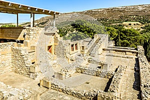 Panorama of Labyrinth in Knossos Palace