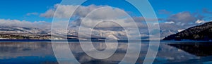 A Panorama Lake McDonald Reflection