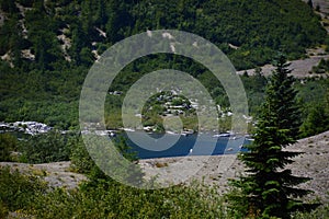 Panorama Lake in Mount Saint Helens National Volcanic Monument, Washington