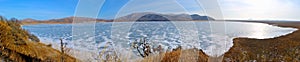 Panorama of the lake Rodnikovoye.