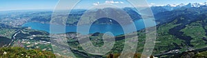 Panorama Lake Thun, Switzerland