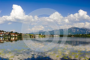 Panorama landscape in bavaria