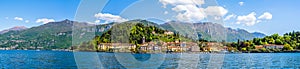 Bellagio village on the Italian Riviera of Lake Como photo