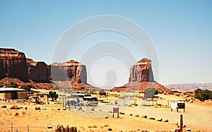 Panorama Landscape in the Monument Valley, Arizona