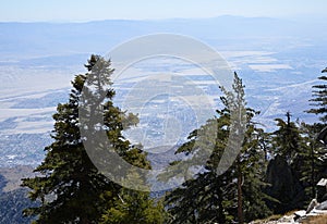 Panorama Landscape at Mount San Jacinto and the Coachella Valley, California