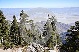 Panorama Landscape at Mount San Jacinto and the Coachella Valley, California