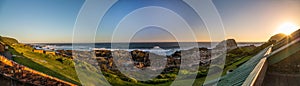 Panorama landscape at the Tsitsikamma National Park and the Otter Trail in South Africa