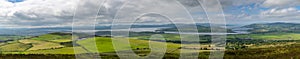 Panorama landscape view of Lough Swilly in County Donegal in the north of Ireland