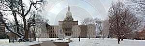 Panorama of Lansing Capitol Building