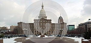 Panorama of Lansing Capitol Building