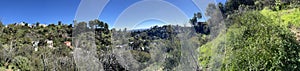 Panorama of Laurel Canyon Neighborhood in Los Angeles