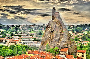 Panorama of Le Puy-en-Velay - France