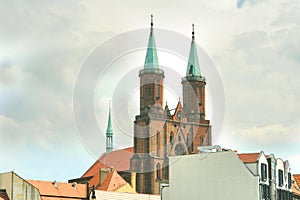 Panorama of Legnica in Poland