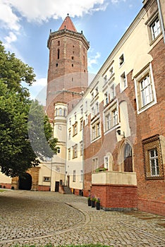 Panorama of Legnica in Poland