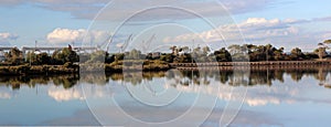 Panorama of the Leschenault Estuary in Bunbury