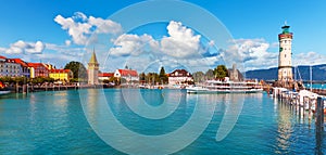 Panorama of Lindau, Bodensee, Germany