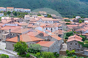 Panorama of Linhares town in Portugal