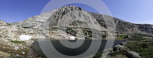 Panorama of Lion Lake #2 and Chiefs head Peak photo