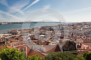 Panorama of Lisbon,Portugal