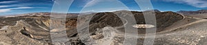 Panorama of Little Hebe and Ubehebe Crater - Death Valley