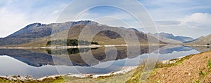 Panorama of Loch Cluanie